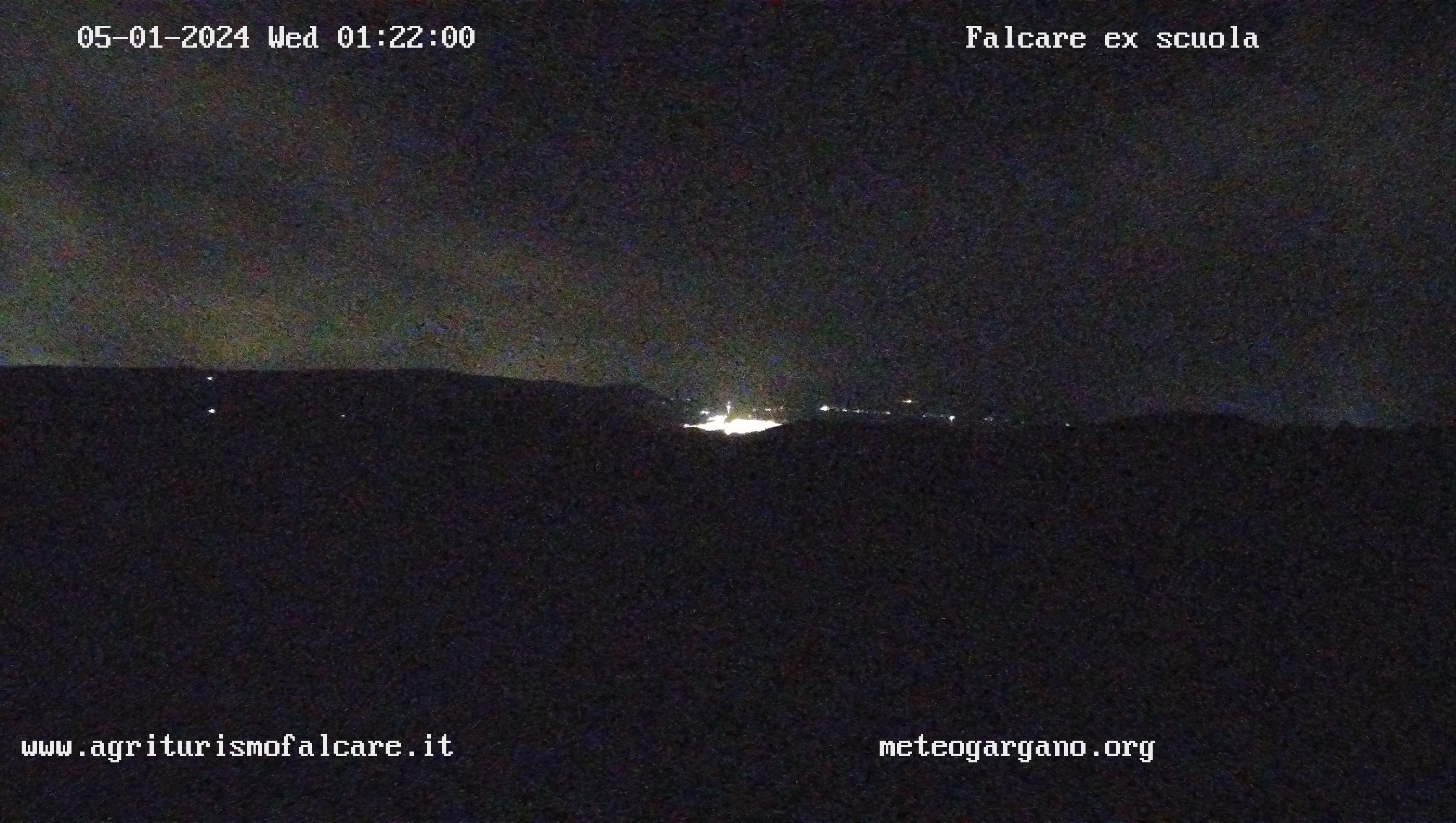 Webcam Cagnano Varano im Gargano - Apulien mit Blickrichtung Nordwest auf den Lago die Varano und die Adria